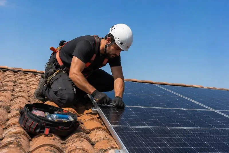 Maintenance et monitoring de panneaux solaires à Rosheim